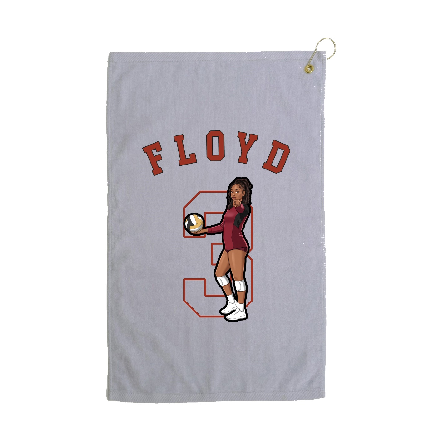 Golf Towel — Classic in Grey