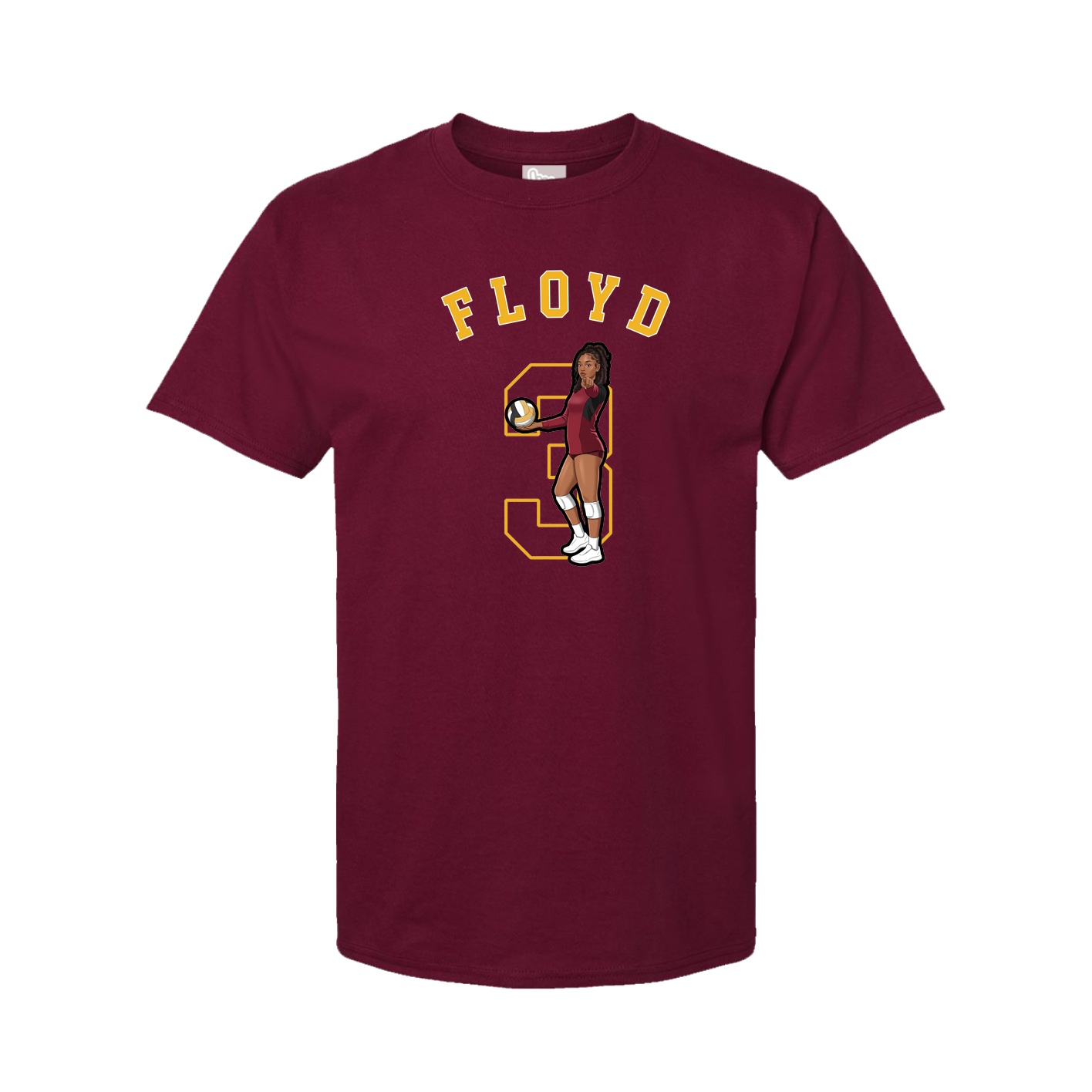 Youth Tee — Classic in Cardinal