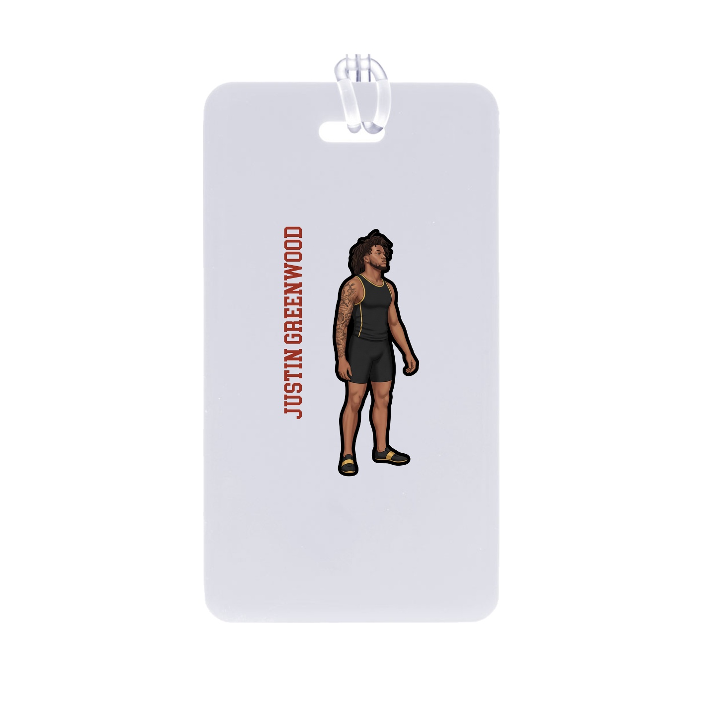 Bag Tag — Name Vertical in Classic