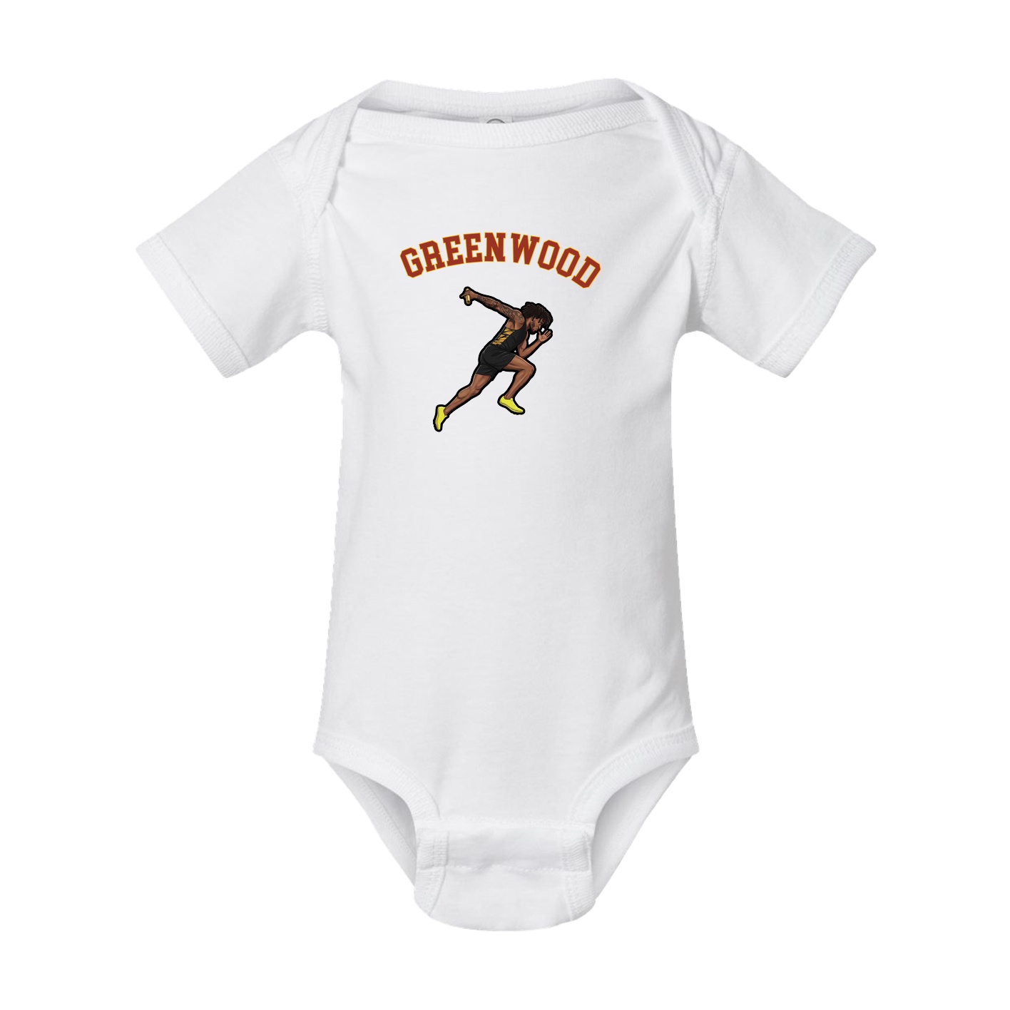 Baby Onesie — Shirsey Arch in White