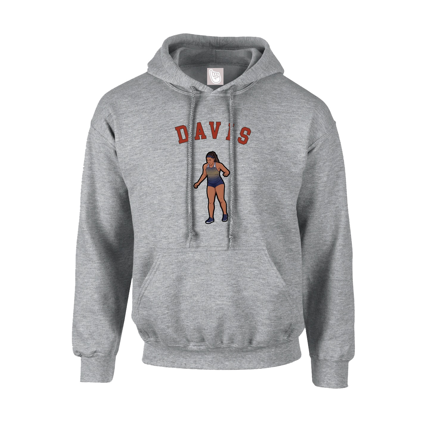 Youth Hoodie — Shirsey Arch in Grey