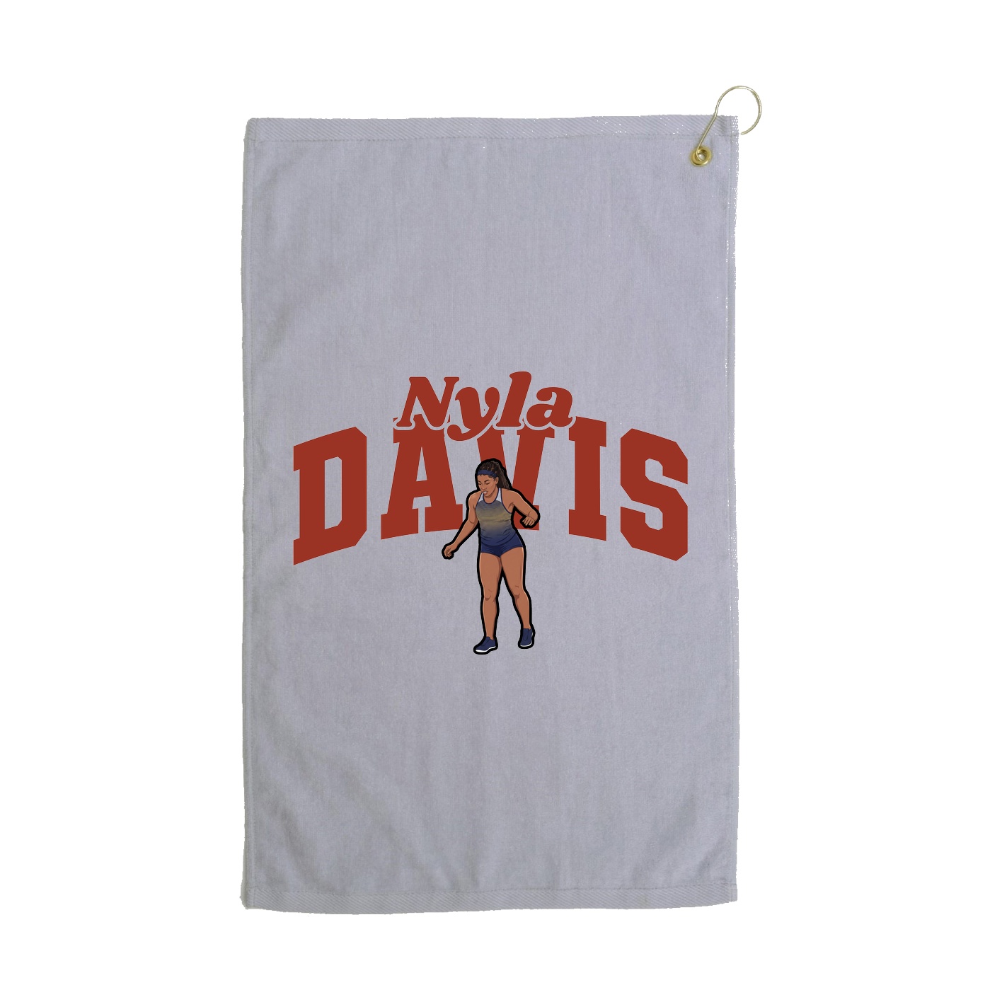 Golf Towel — Signature Arch in Grey