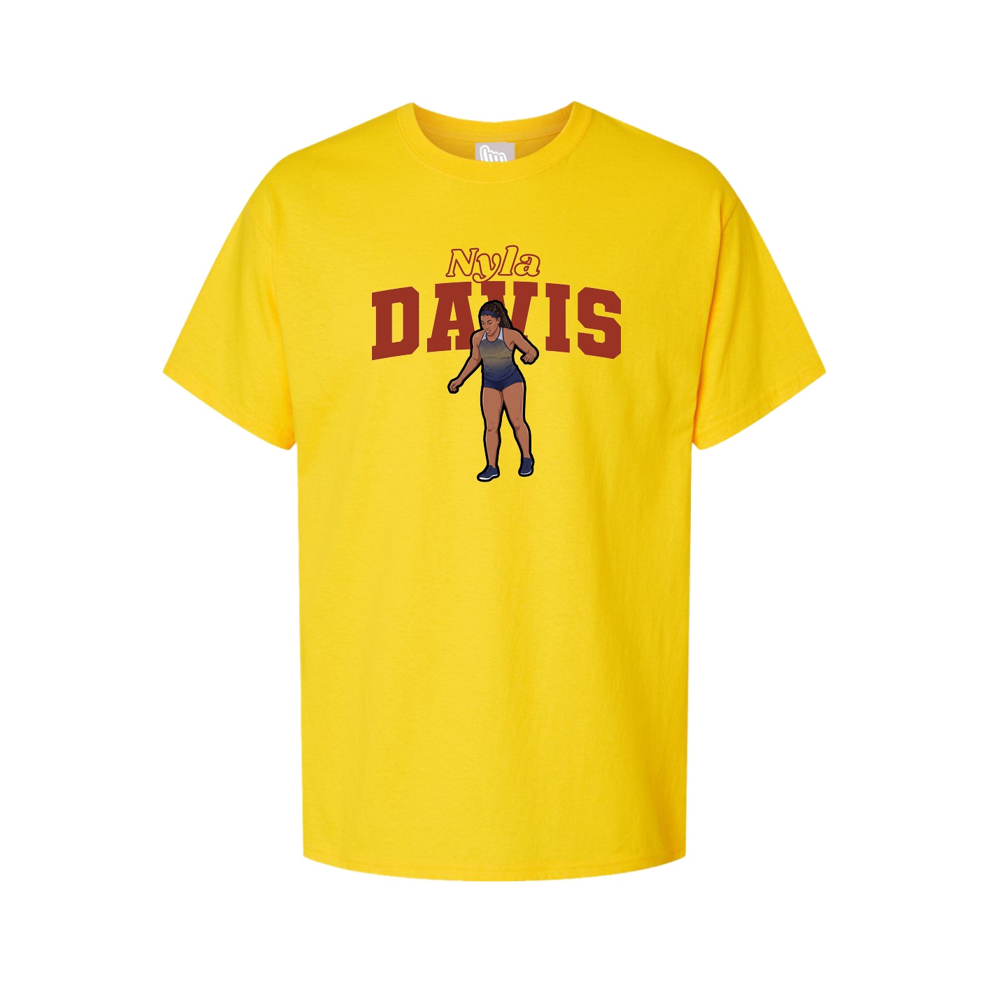 Tee — Name Arch in Gold