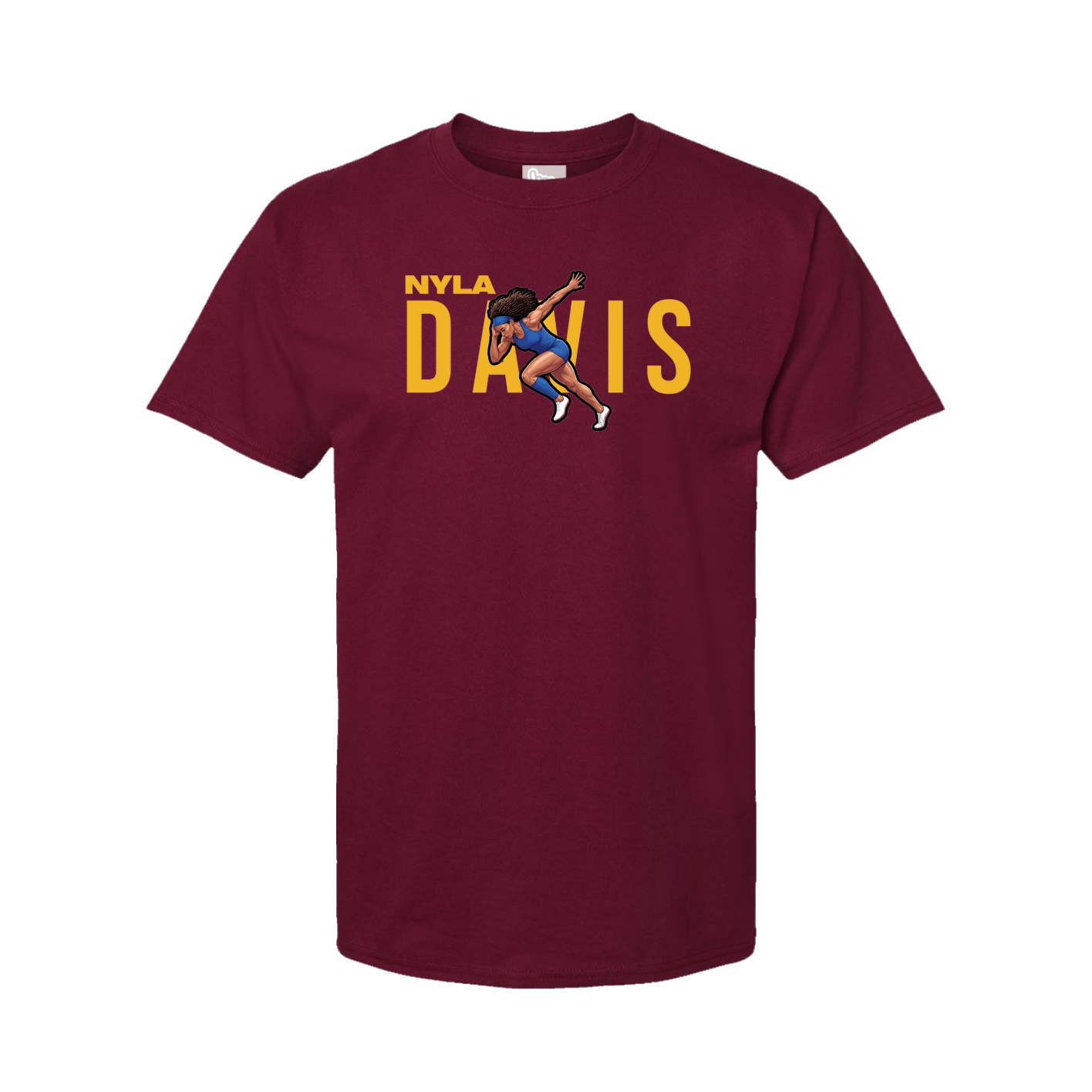 Youth Tee — Player Name in Cardinal