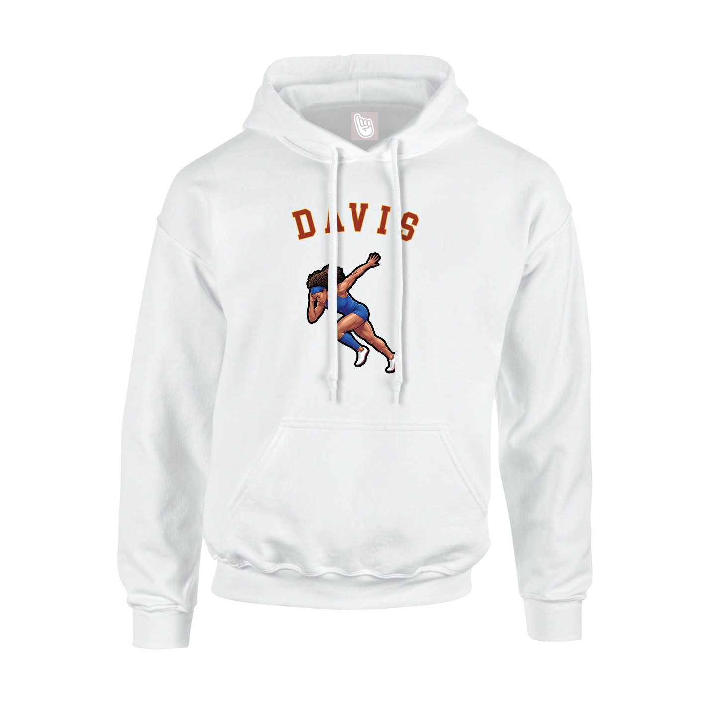 Youth Hoodie — Shirsey Arch in White