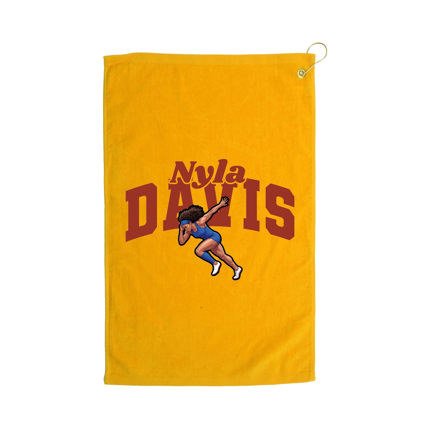 Golf Towel — Signature Arch in Gold