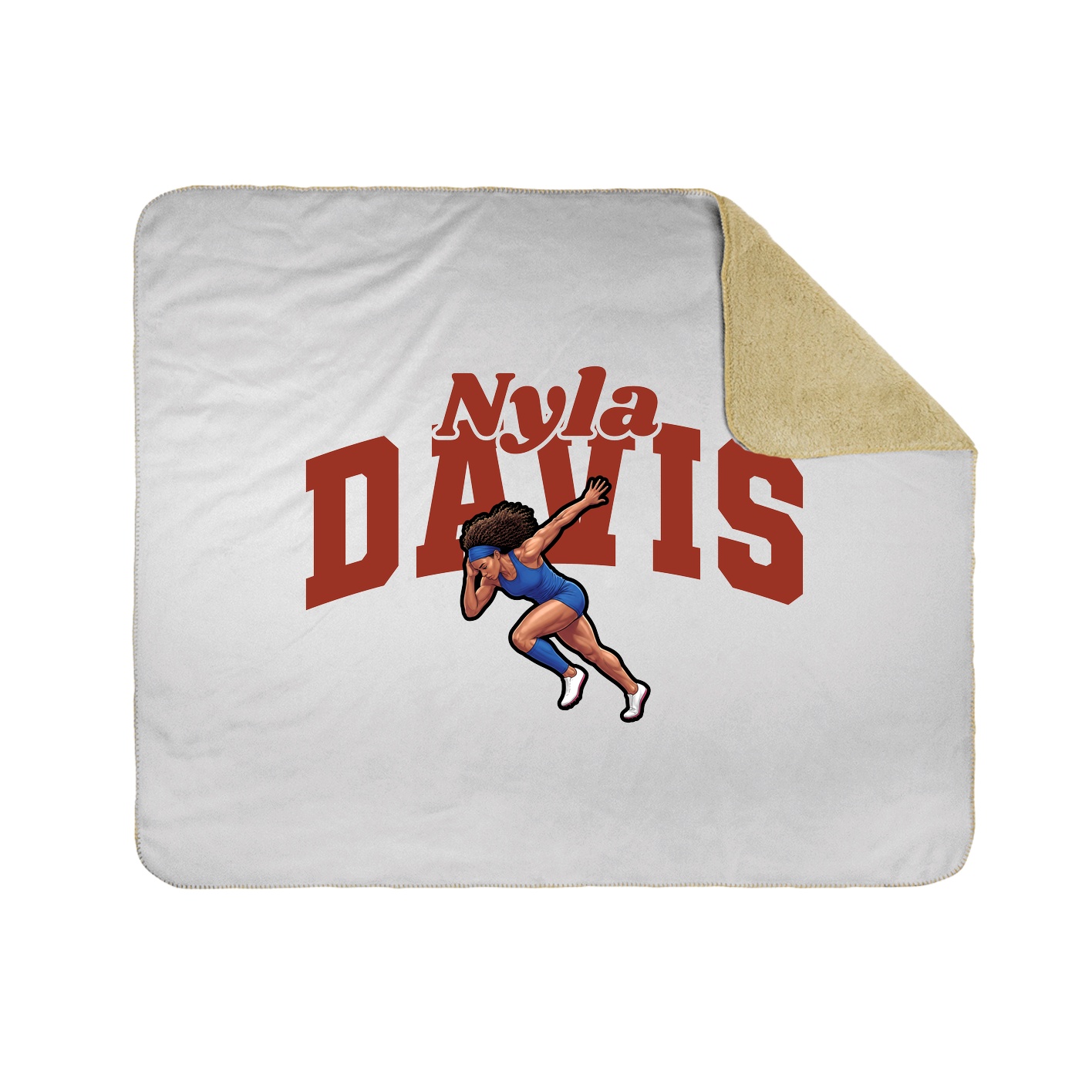 Throw Blanket — Signature Arch in White