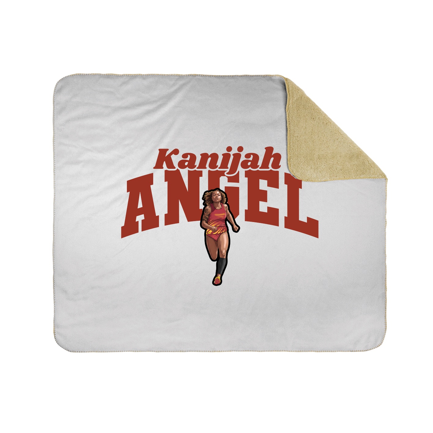 Throw Blanket — Signature Arch in White
