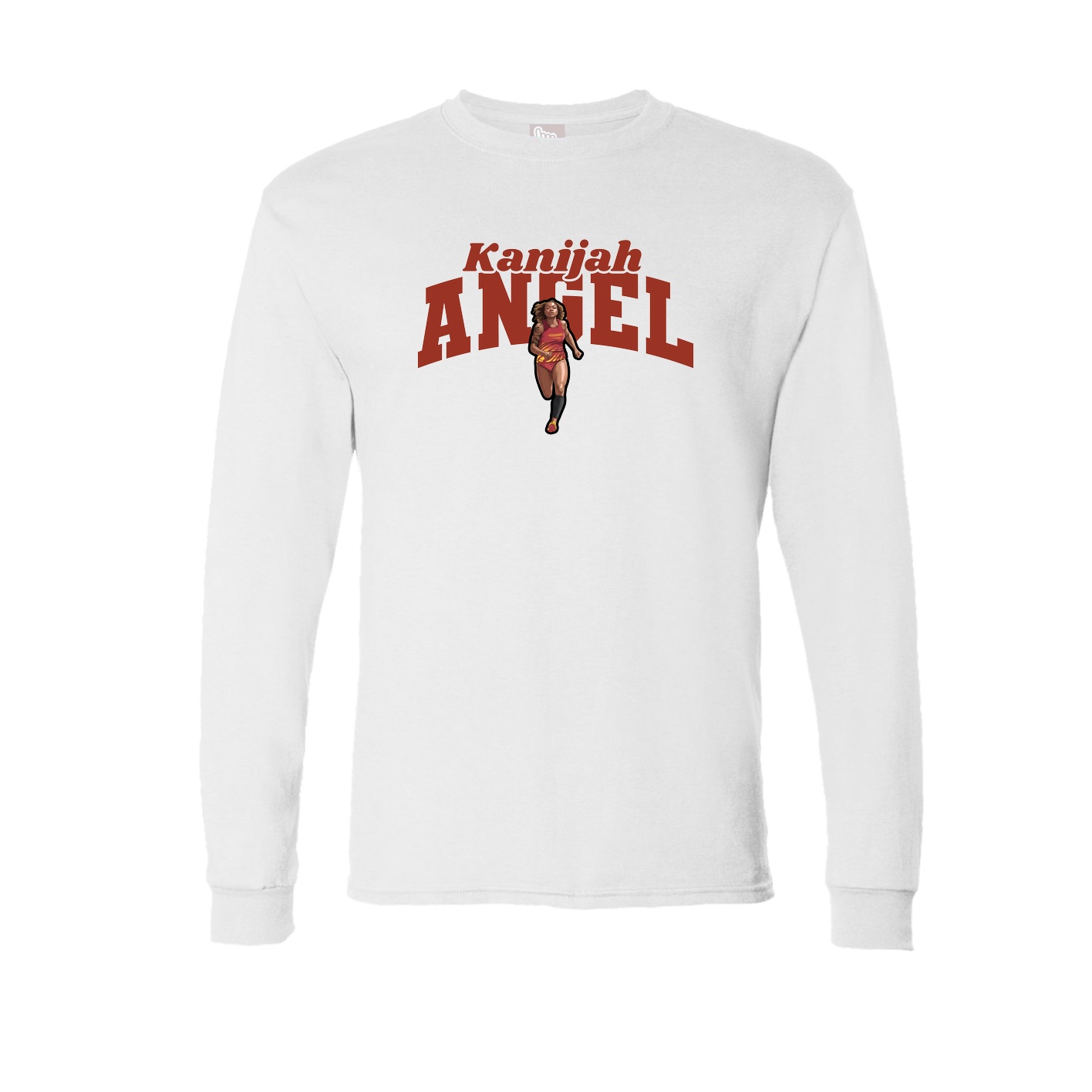 Long Sleeve Tee — Signature Arch in White