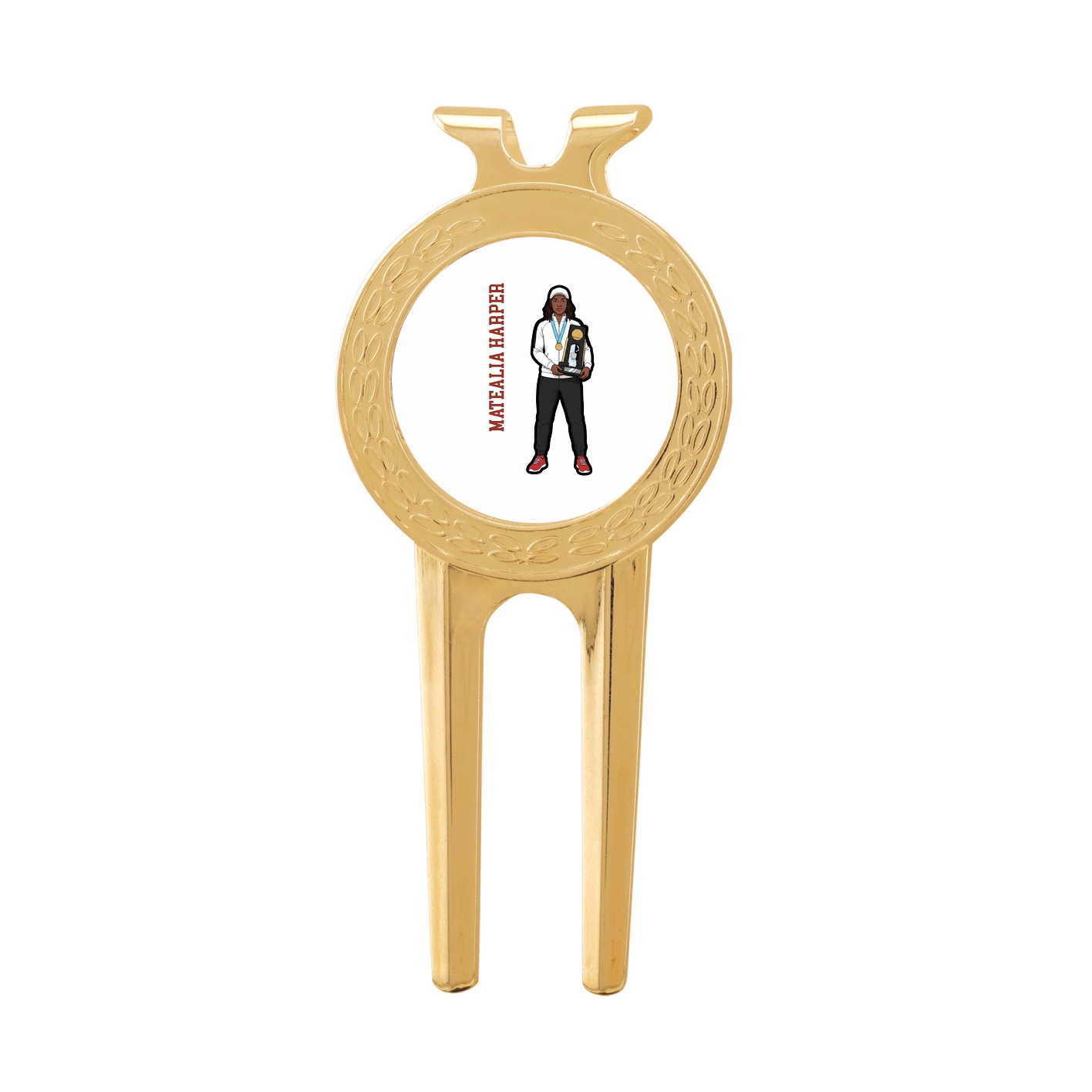 Divot Tool with Ball Marker — Name Vertical in Classic