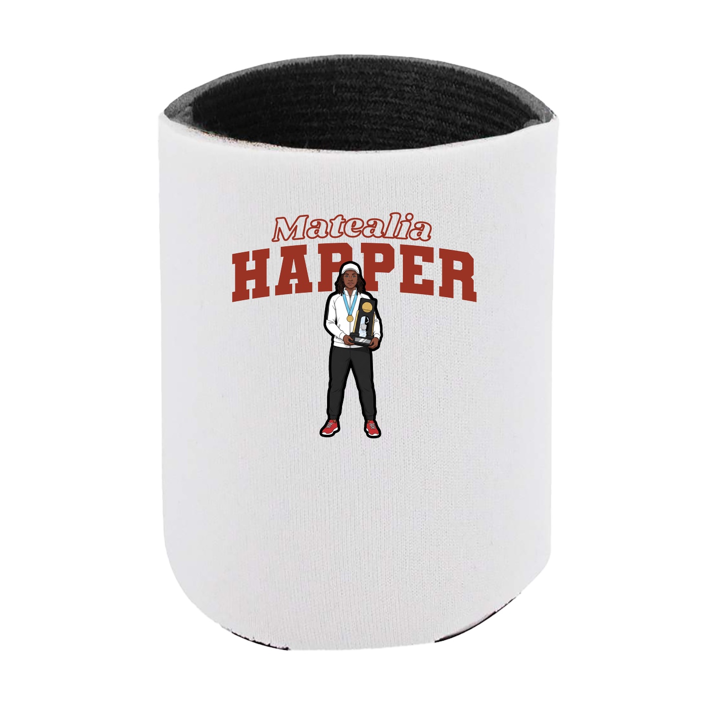 Can Holder — Name Arch in White