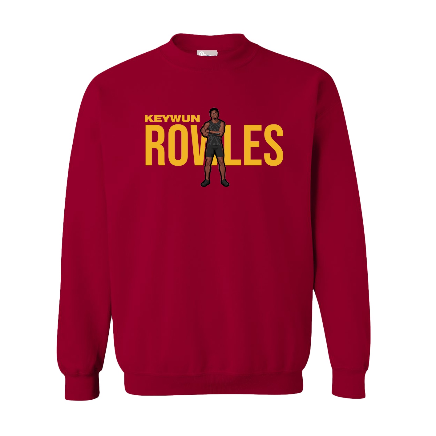 Fleece Crew — Player Name in Cardinal