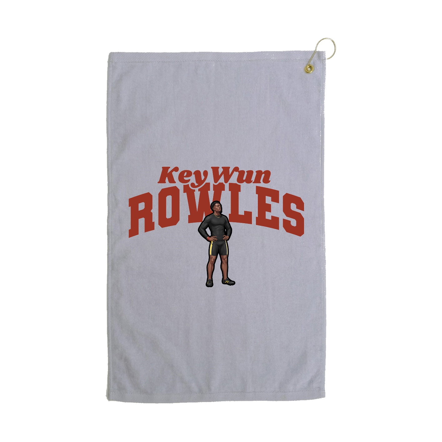 Golf Towel — Signature Arch in Grey