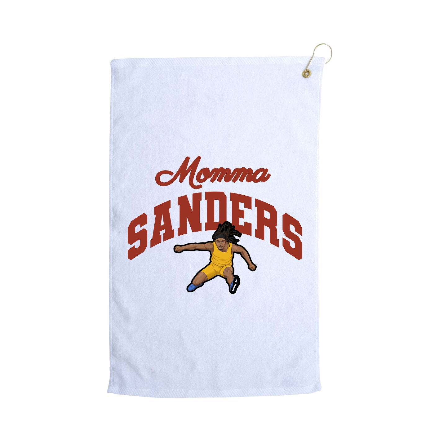 Golf Towel — Mothers Day Arch in White