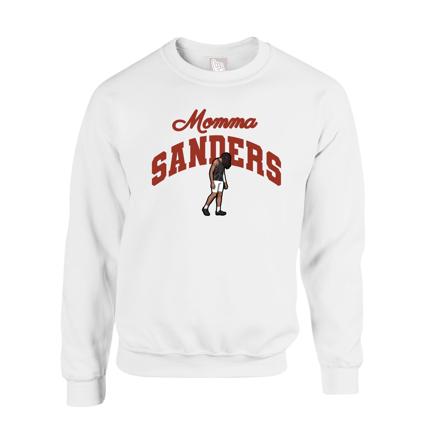 Fleece Crew — Mothers Day Arch in White