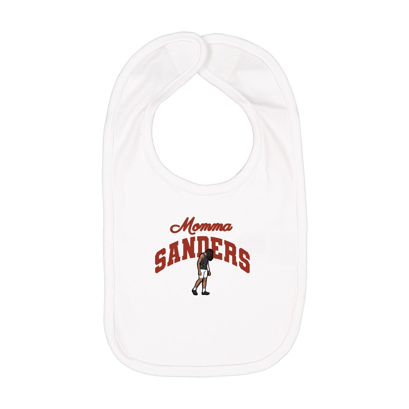 Infant Bib — Mothers Day Arch in White
