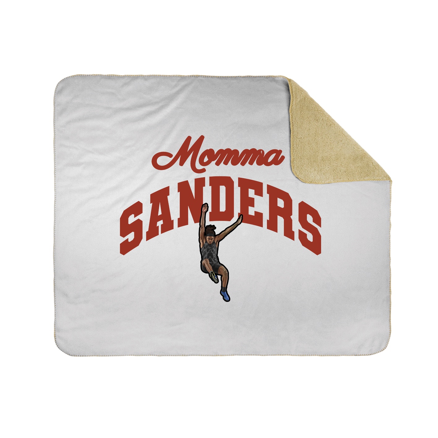 Throw Blanket — Mothers Day Arch in White