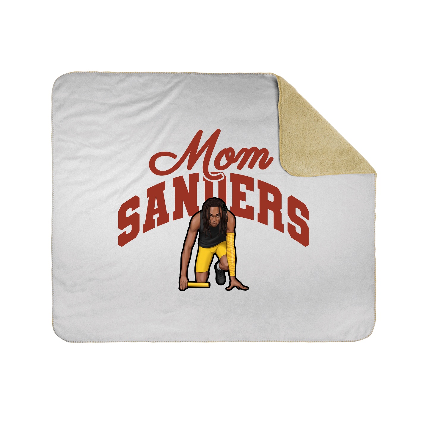 Throw Blanket — Mothers Day Arch in White