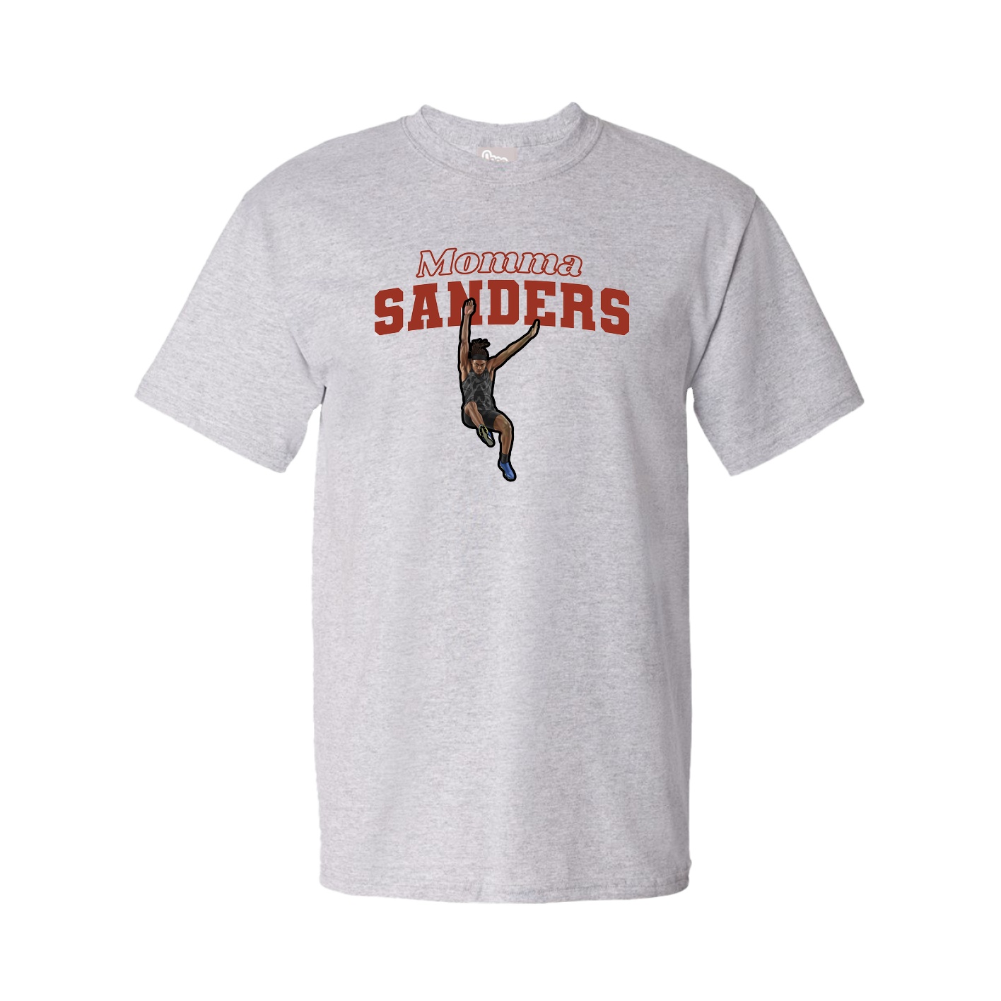 Youth Tee — Mothers Day Block in Grey