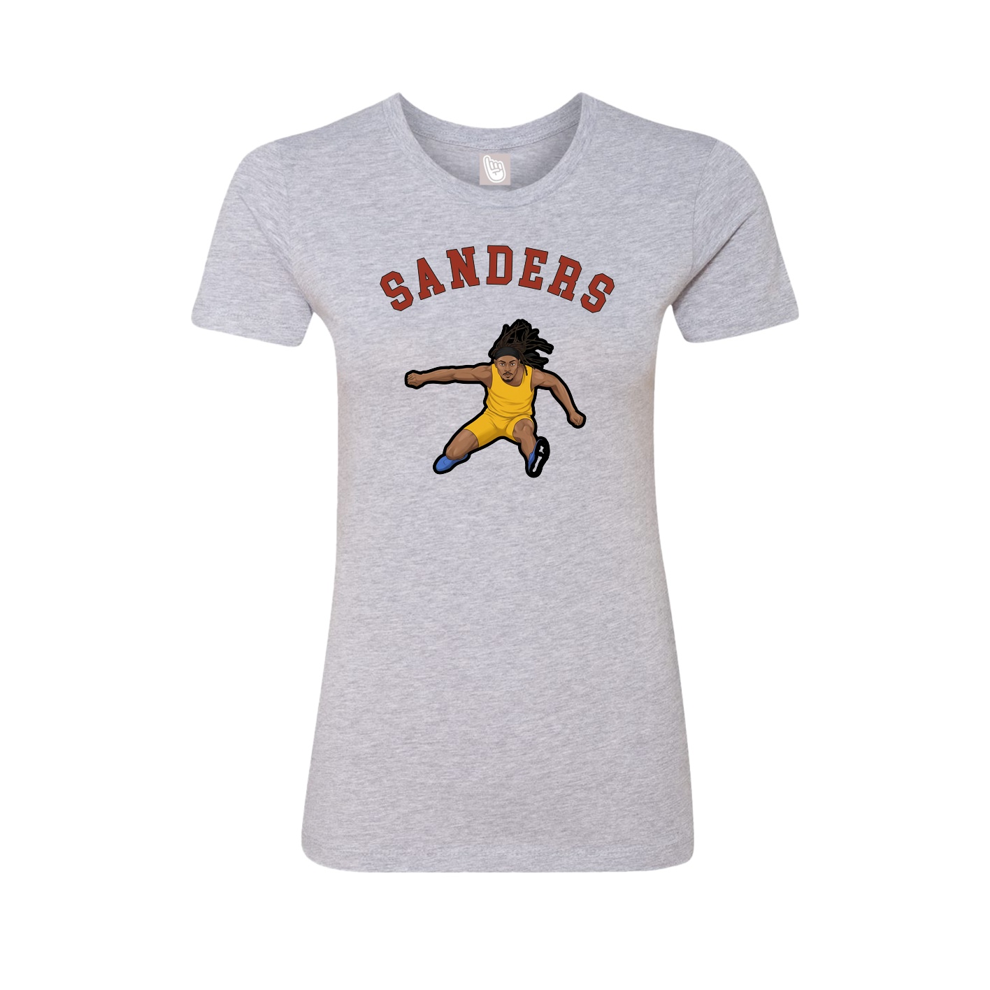 Fitted Women's Tee — Shirsey Arch in Grey