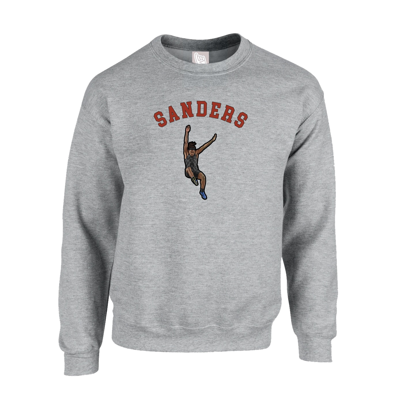 Fleece Crew — Shirsey Arch in Grey