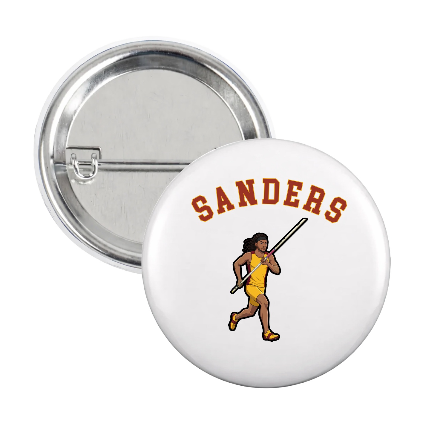 Game Day Button — Shirsey Arch in White