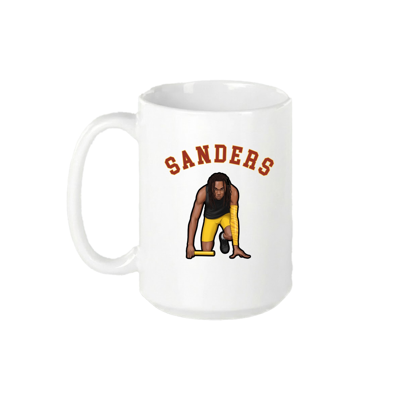 15oz Coffee Mug — Shirsey Arch in White