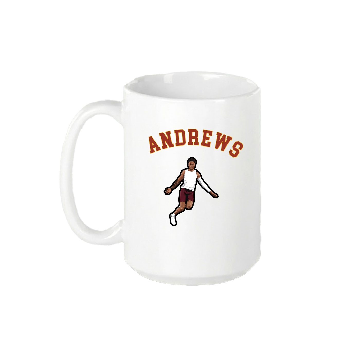 15oz Coffee Mug — Shirsey Arch in White