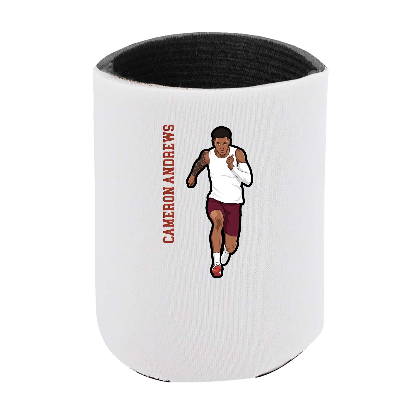 Can Holder — Name Vertical in White