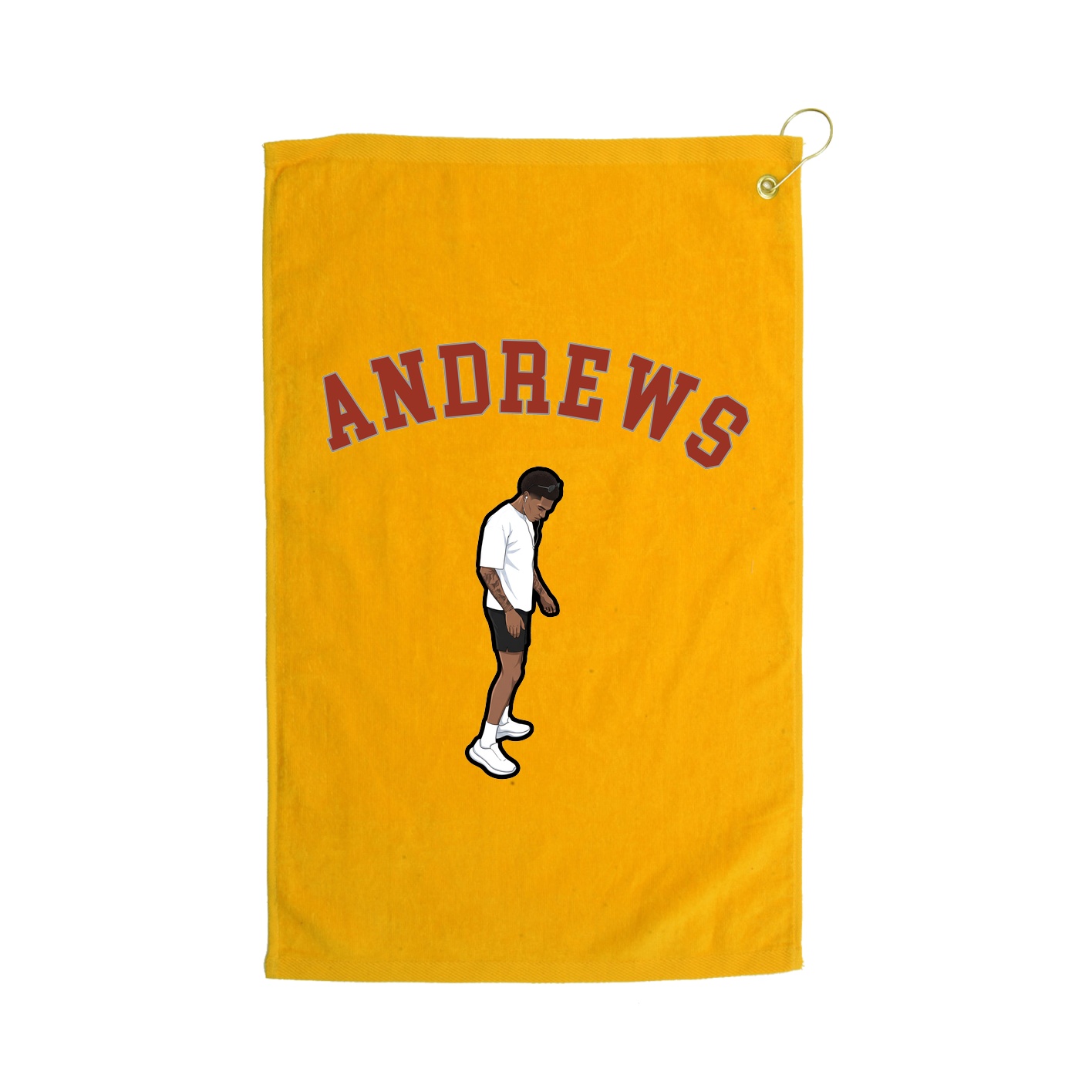 Golf Towel — Shirsey Arch in Gold