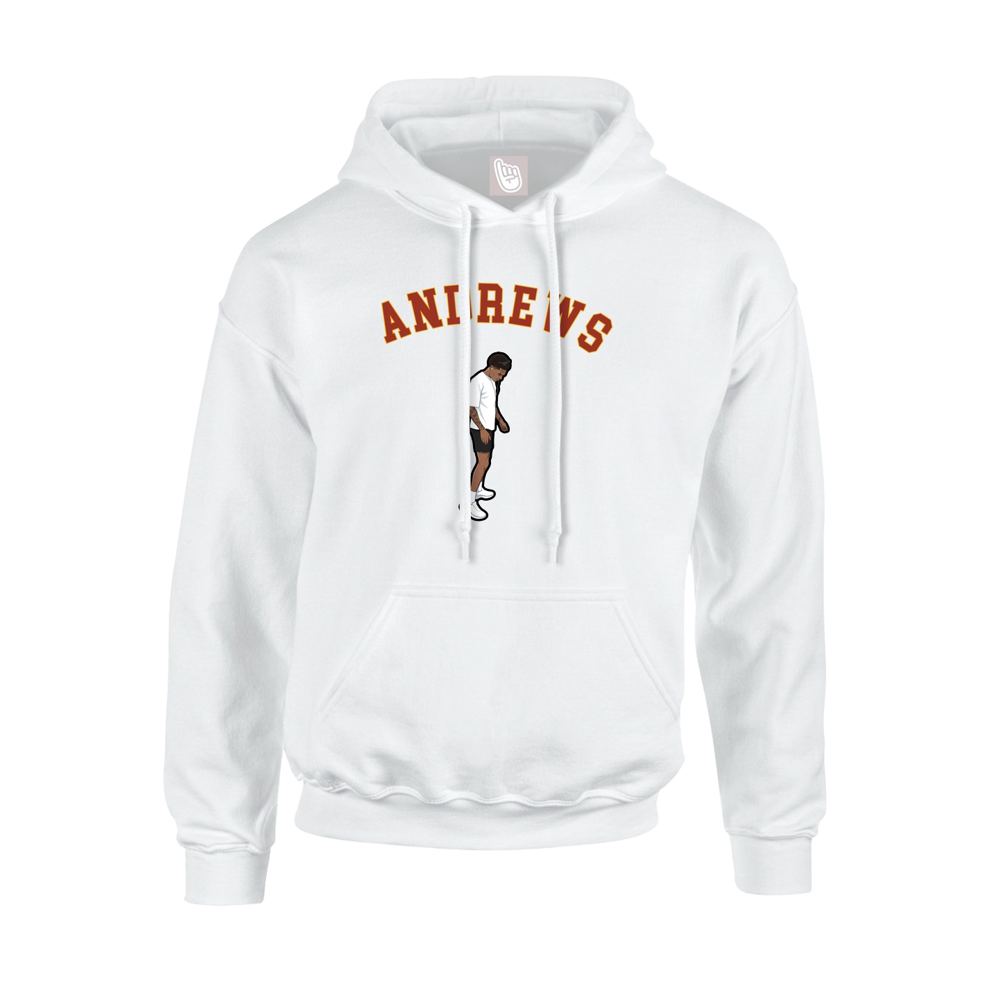 Hoodie — Shirsey Arch in White