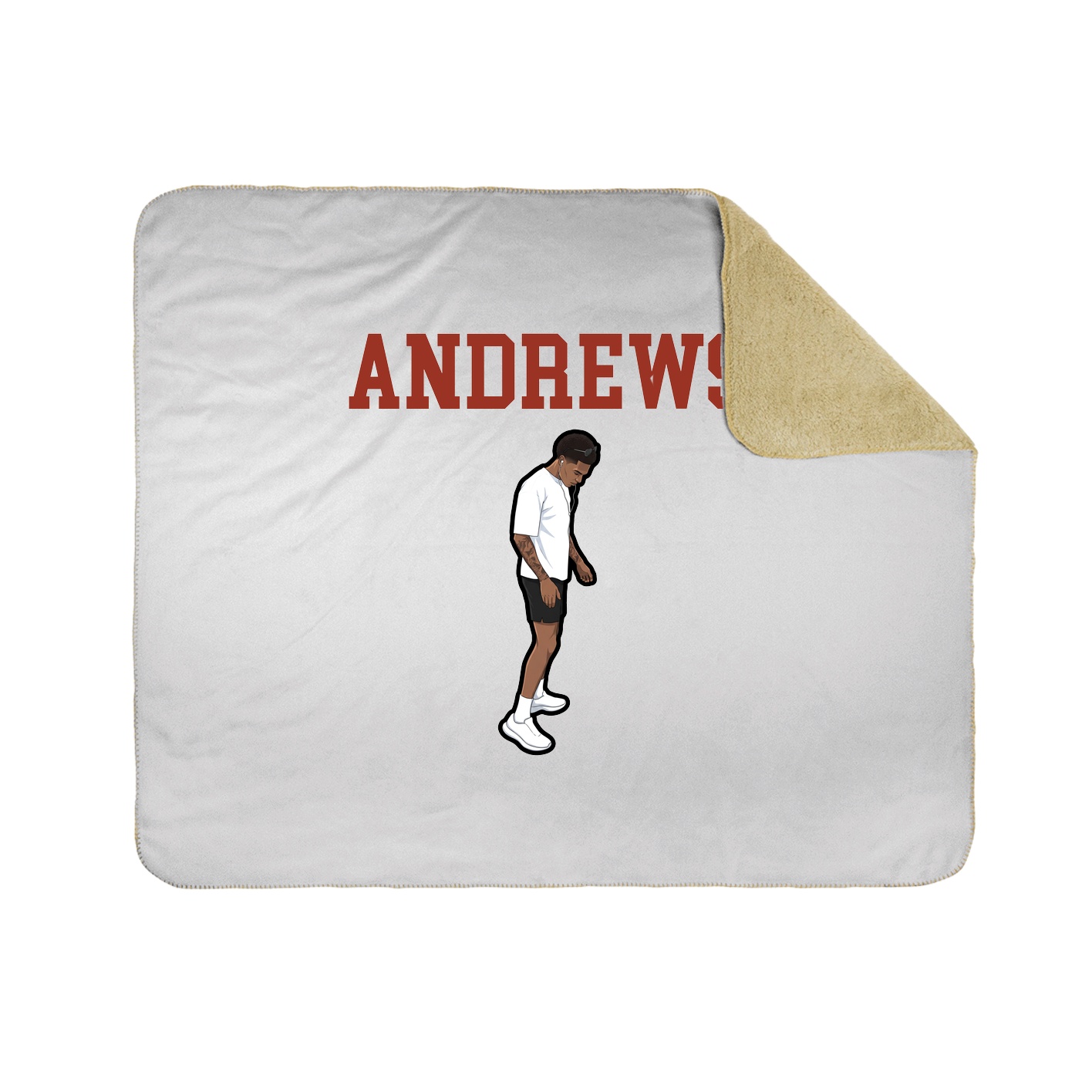 Throw Blanket — Shirsey in White
