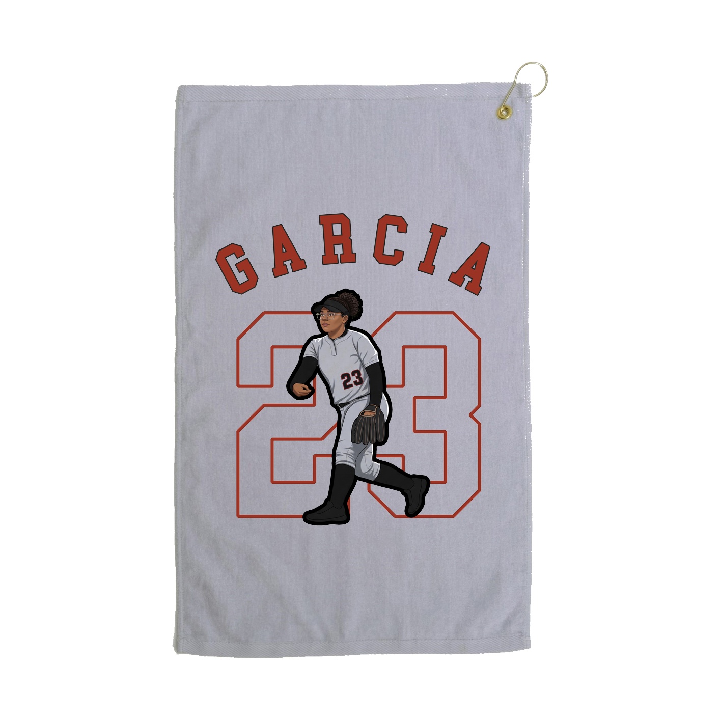 Golf Towel — Shirsey Arch in Grey
