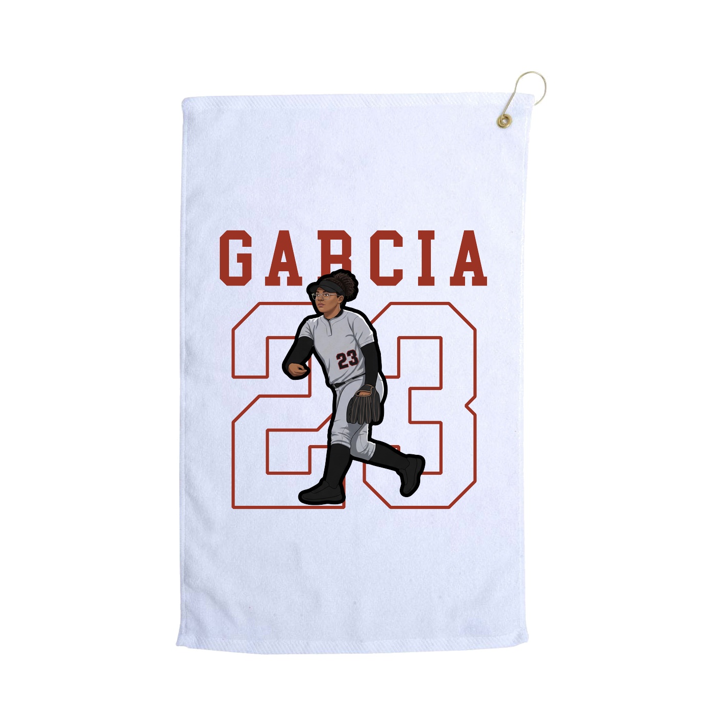 Golf Towel — Shirsey in White