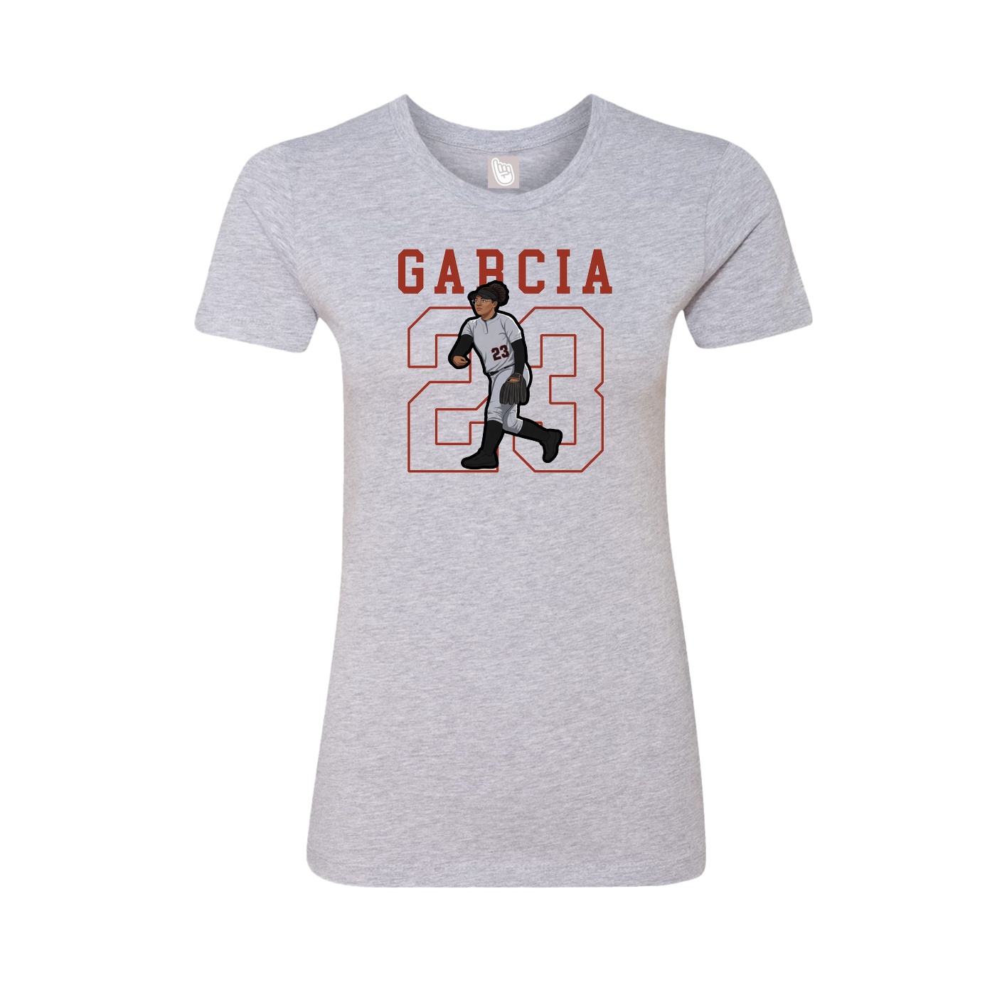 Fitted Women's Tee — Shirsey in Grey