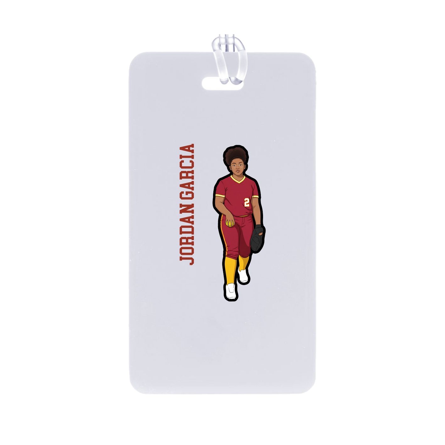 Bag Tag — Name Vertical in Classic