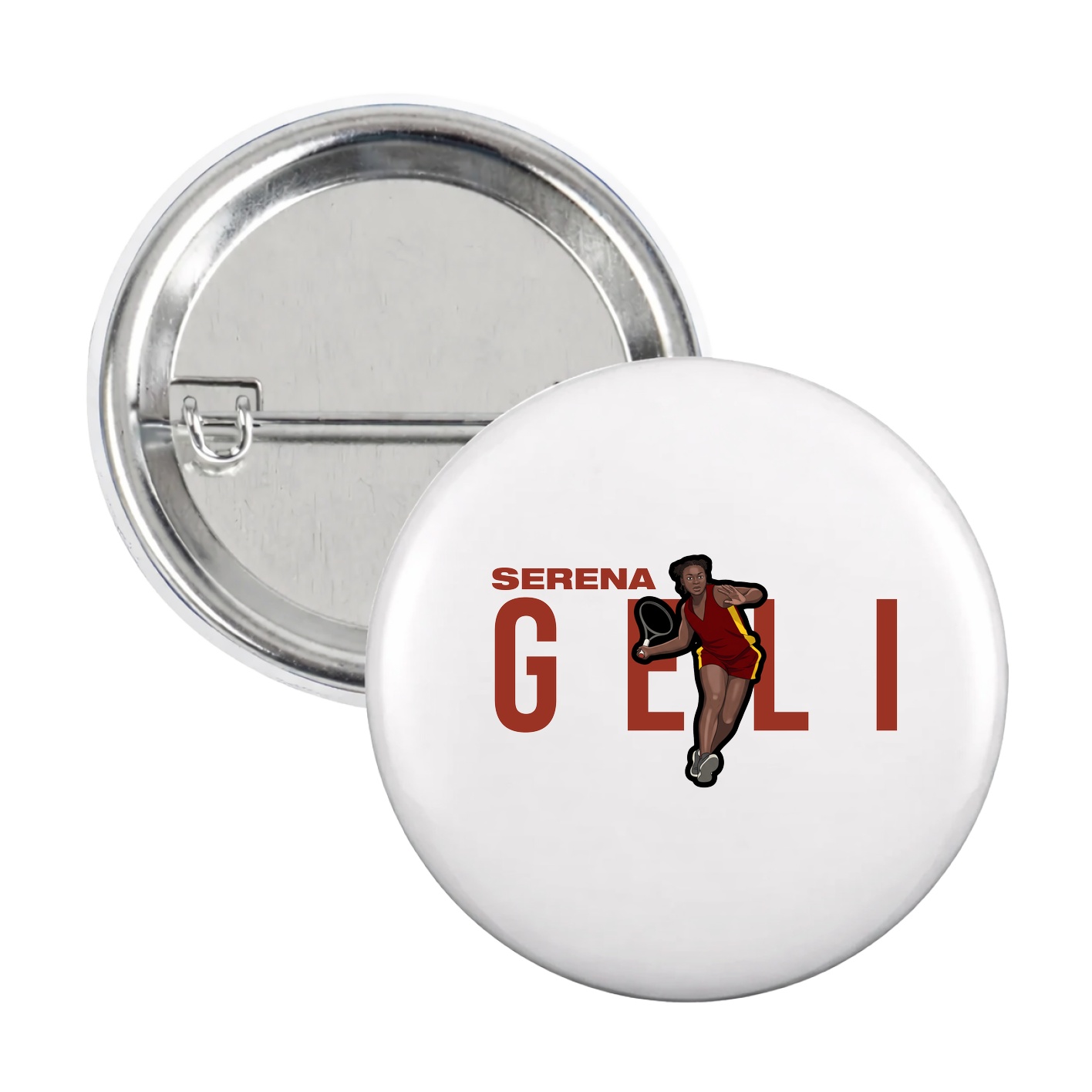 Game Day Button — Player Name in White