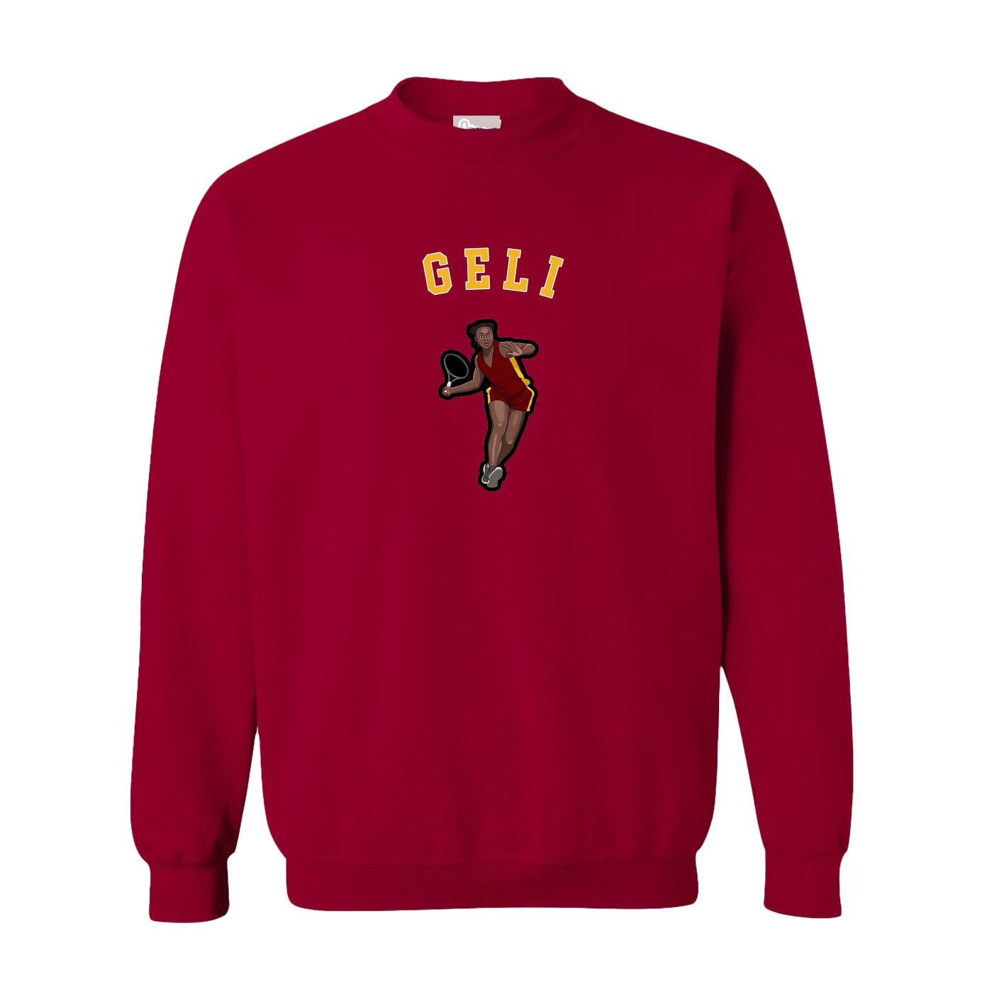 Fleece Crew — Shirsey Arch in Cardinal