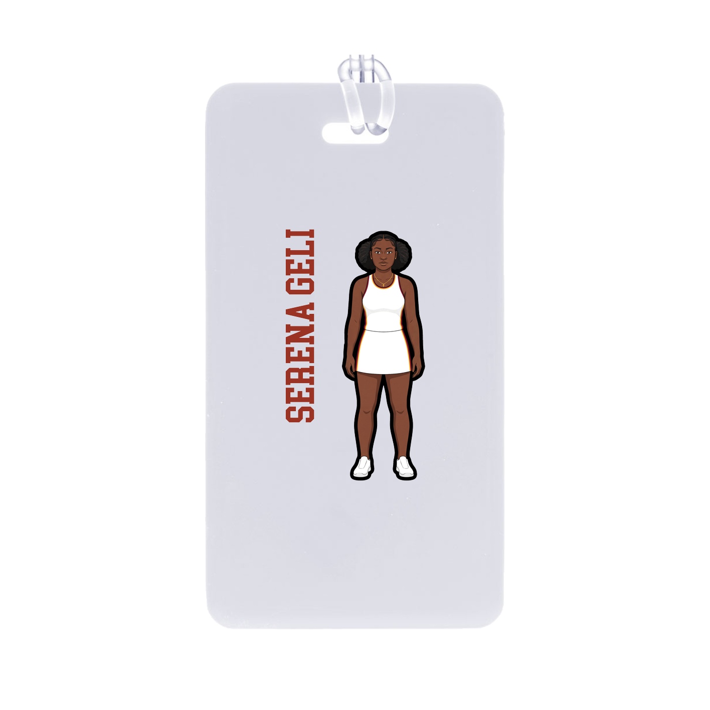 Bag Tag — Name Vertical in Classic