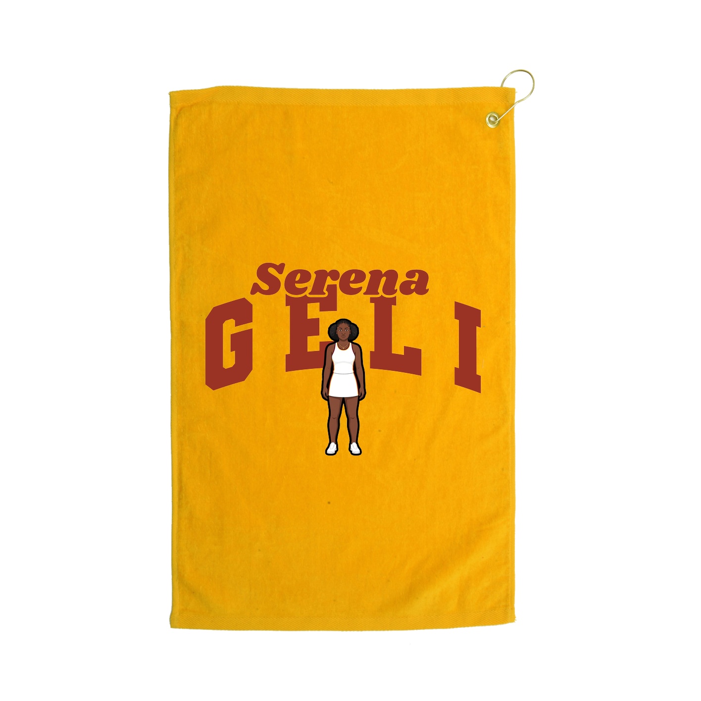 Golf Towel — Signature Arch in Gold