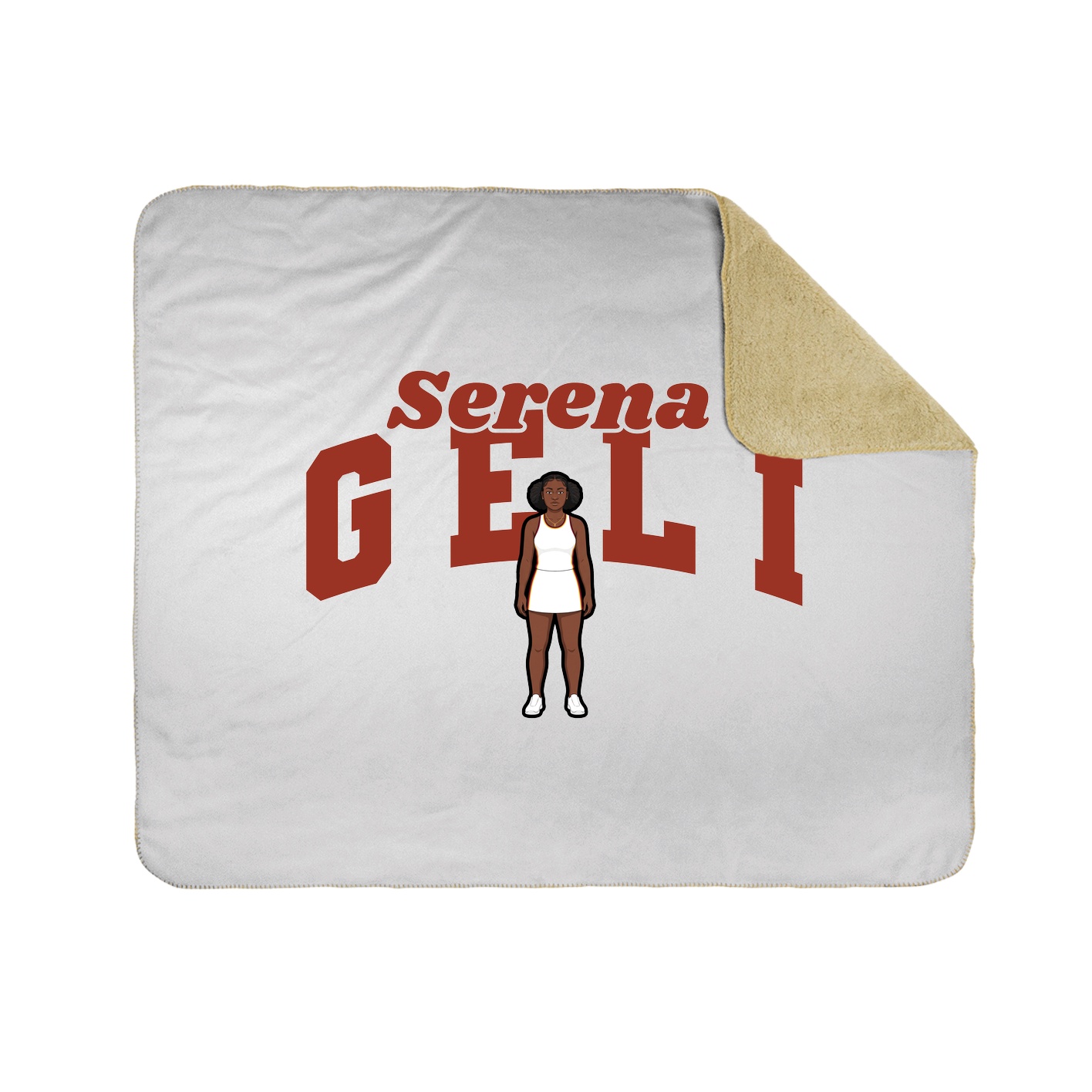 Throw Blanket — Signature Arch in White