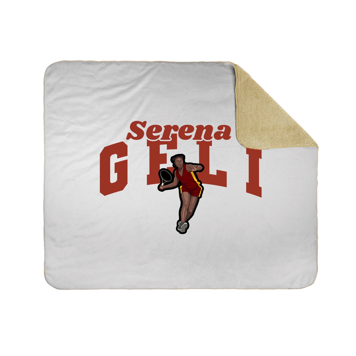 Throw Blanket — Signature Arch in White