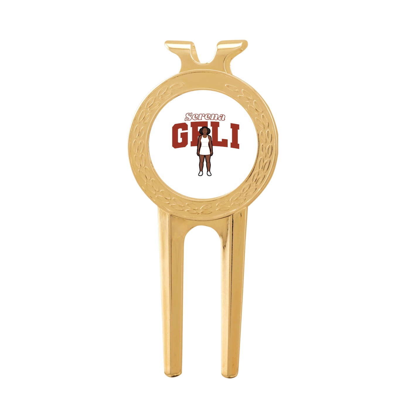 Divot Tool with Ball Marker — Name Arch in Classic