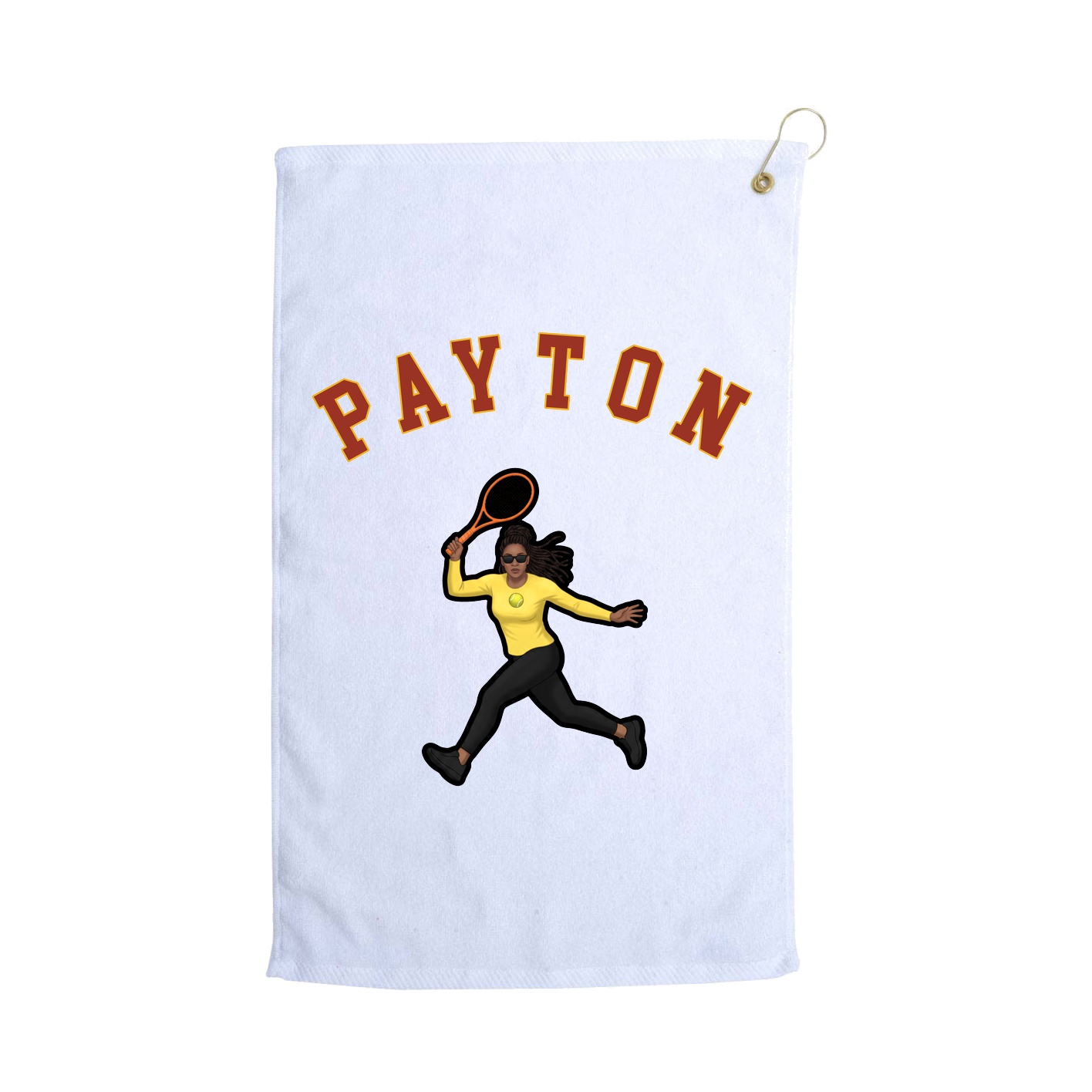 Golf Towel — Shirsey Arch in White