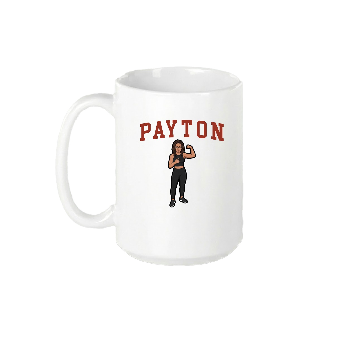 15oz Coffee Mug — Shirsey in White