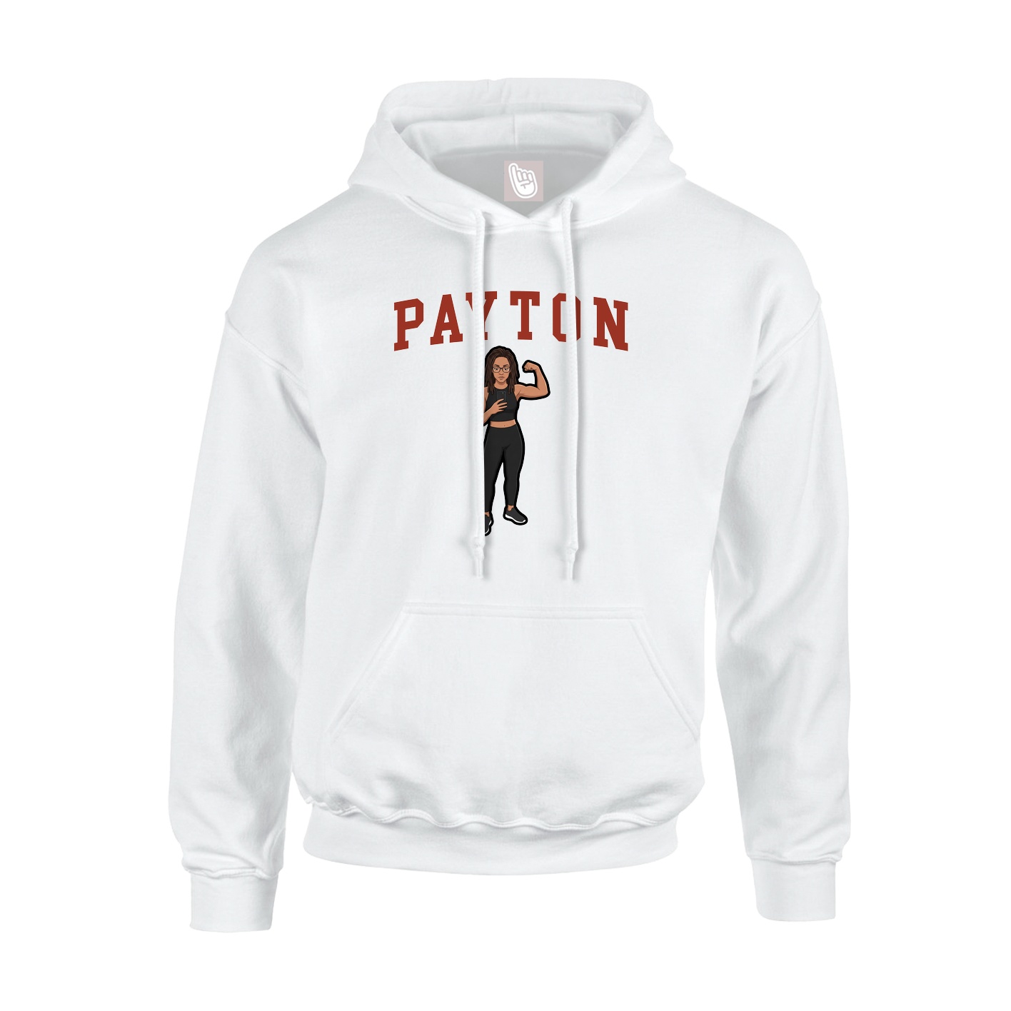 Hoodie — Shirsey in White