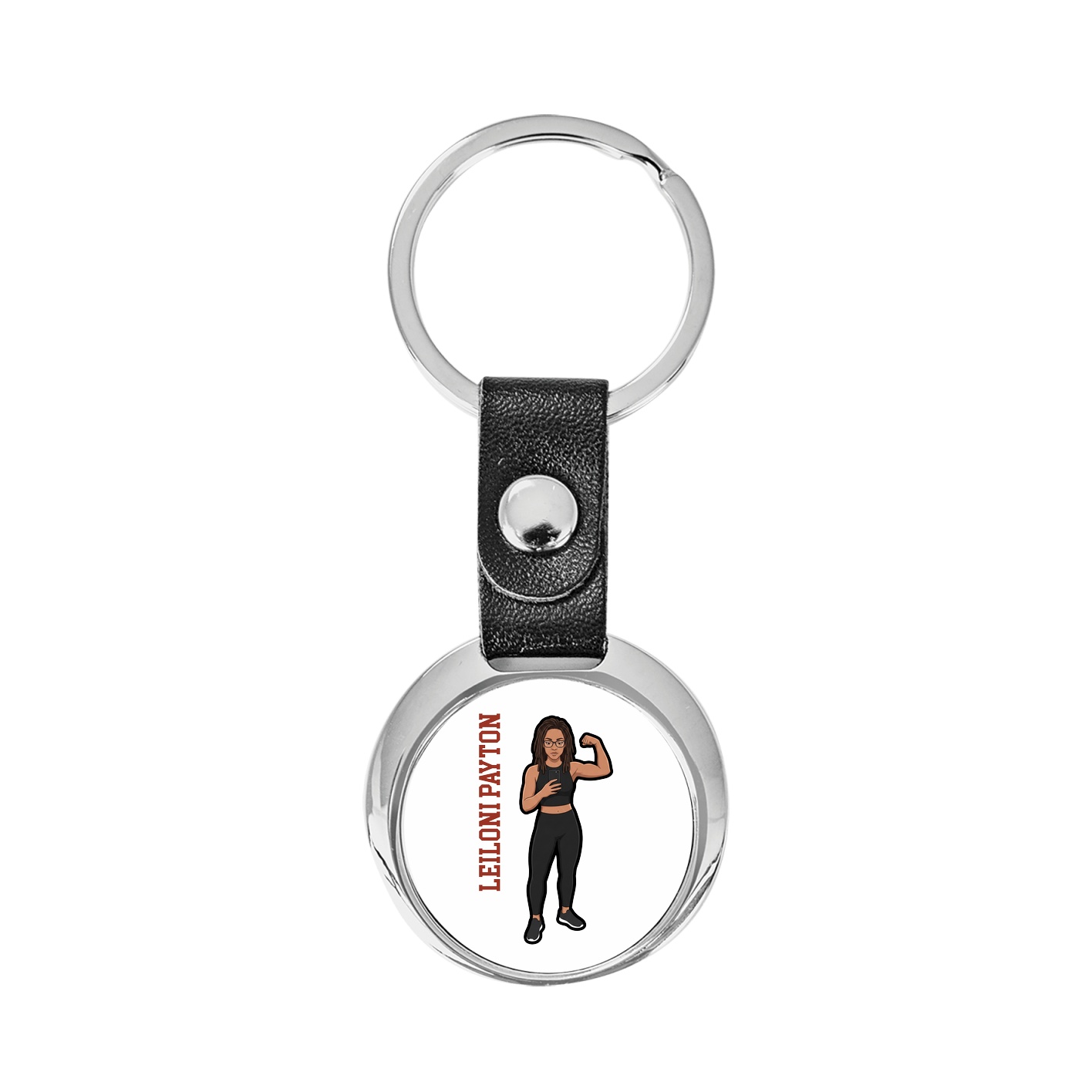 Key Chain — Name Vertical in Classic