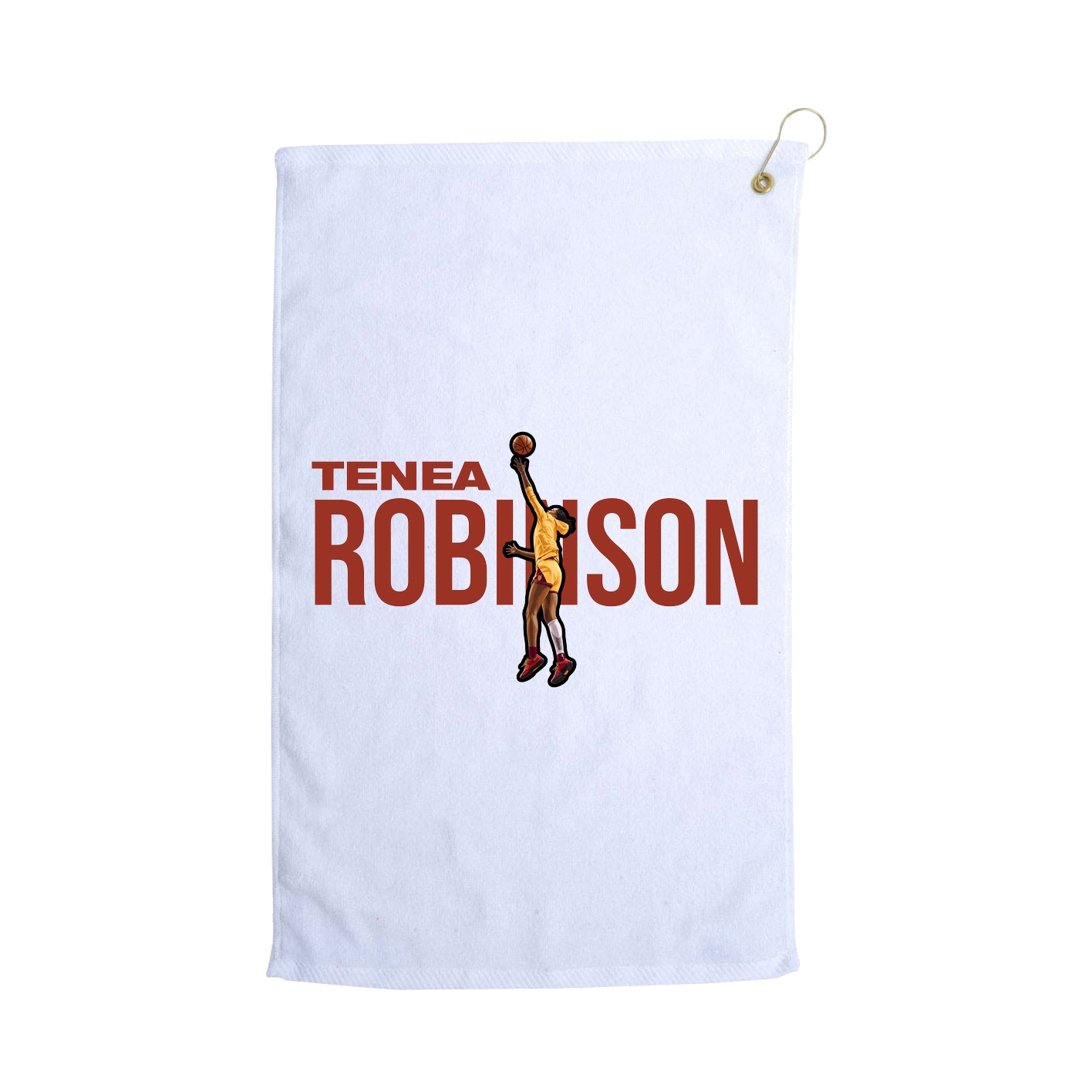 Golf Towel — Player Name in White