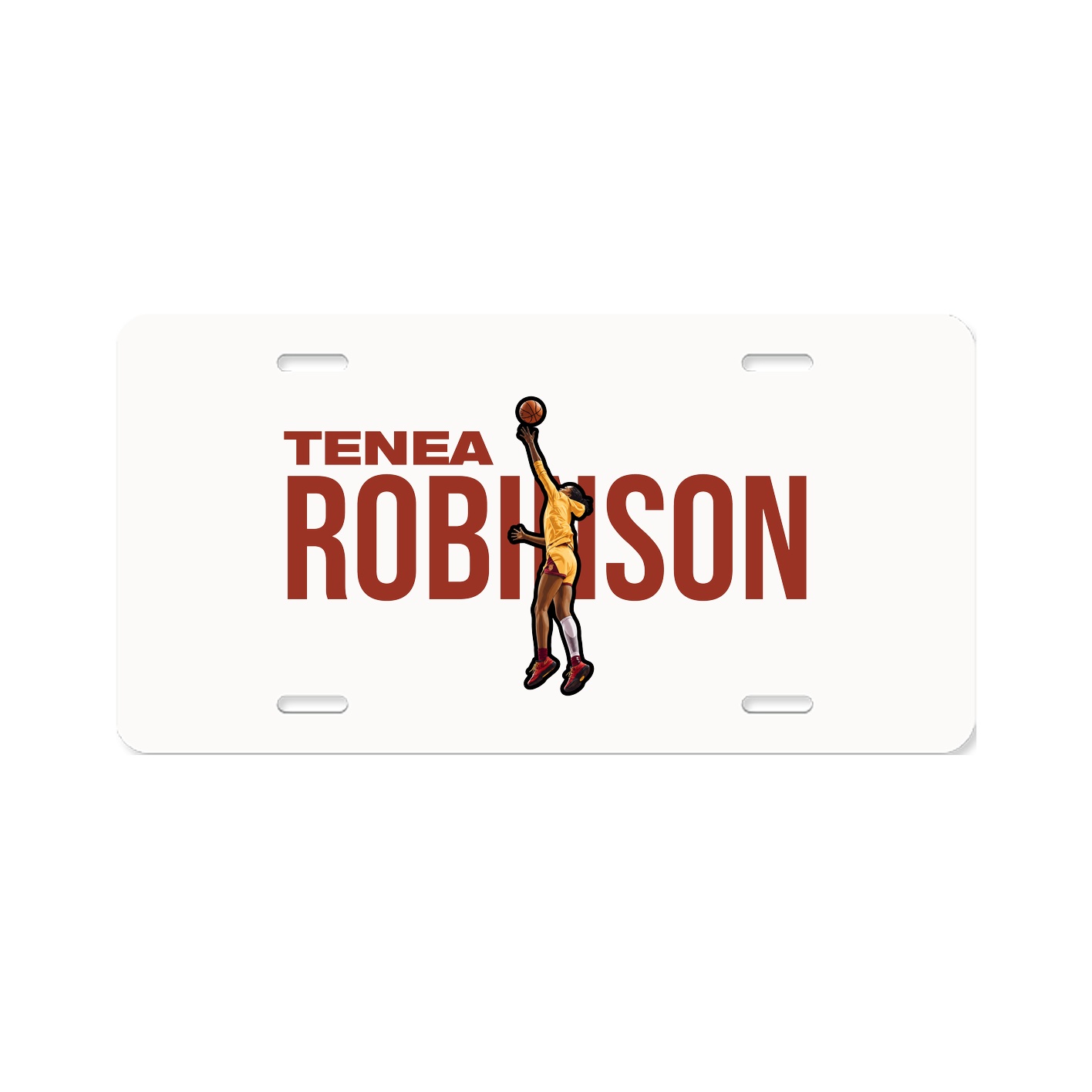 License Plate — Player Name in Classic