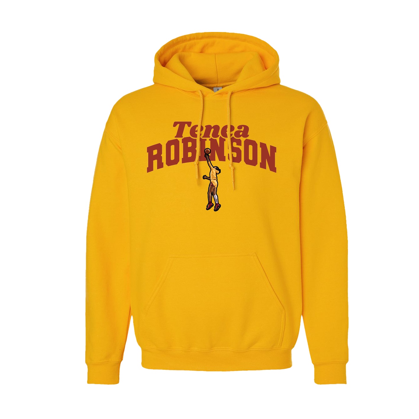Hoodie — Signature Arch in Gold